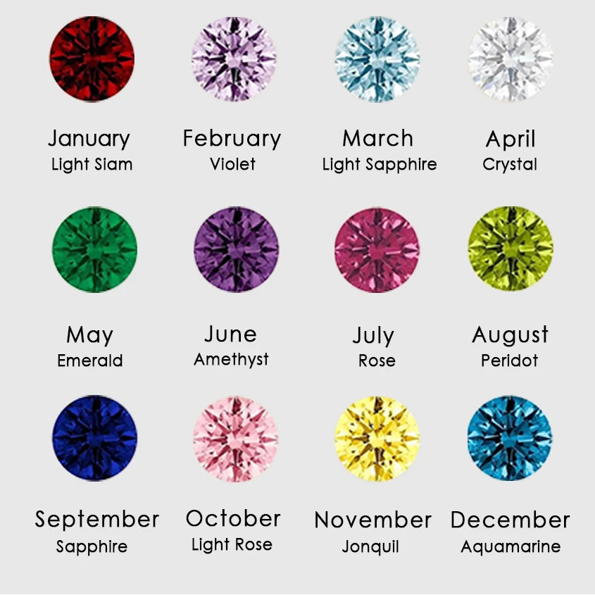 Star Birthestone Charm