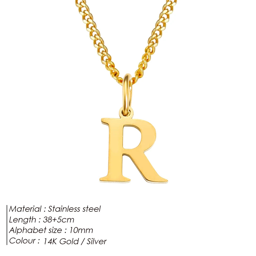 Letter Charm Kette