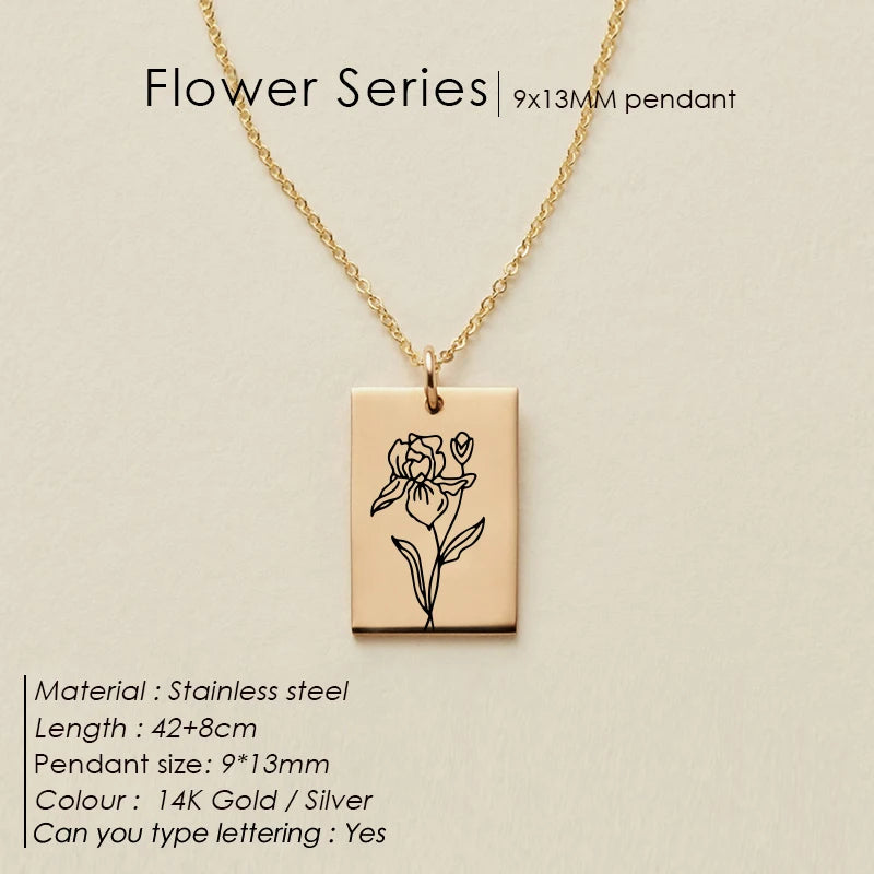 Floral Botanical SQ Kette