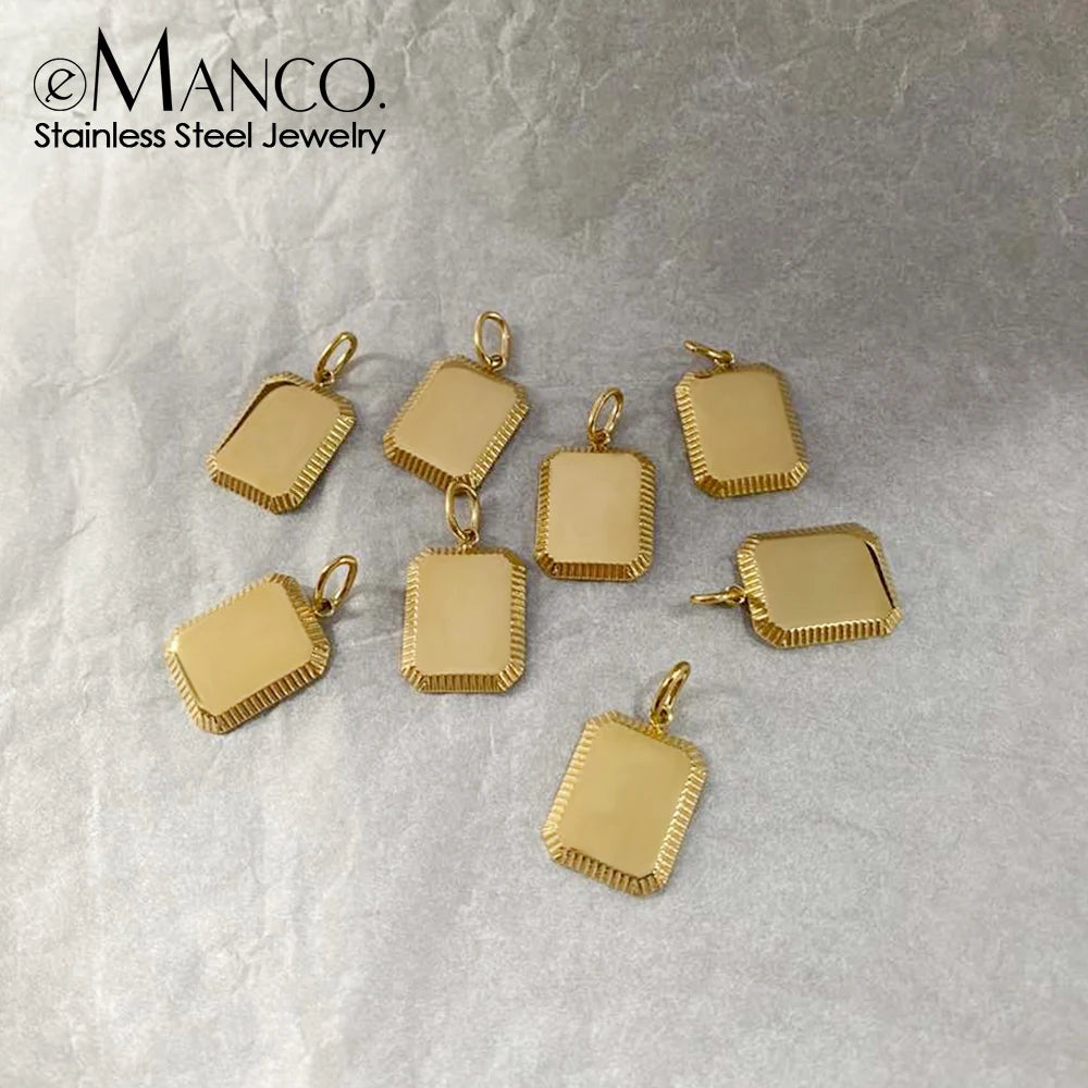 Square Tags Charm