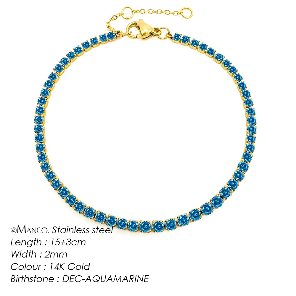 Birthstone Tennis Bracelet