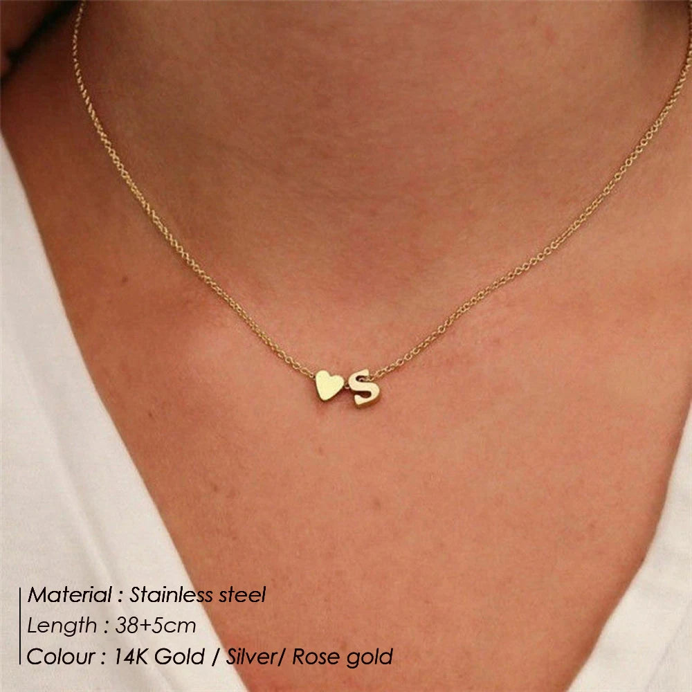 Heart Letter Kette