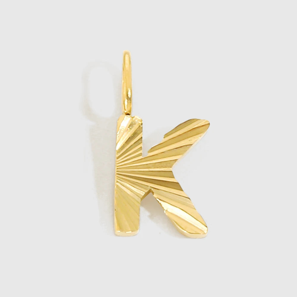 sunbeam letter Charm