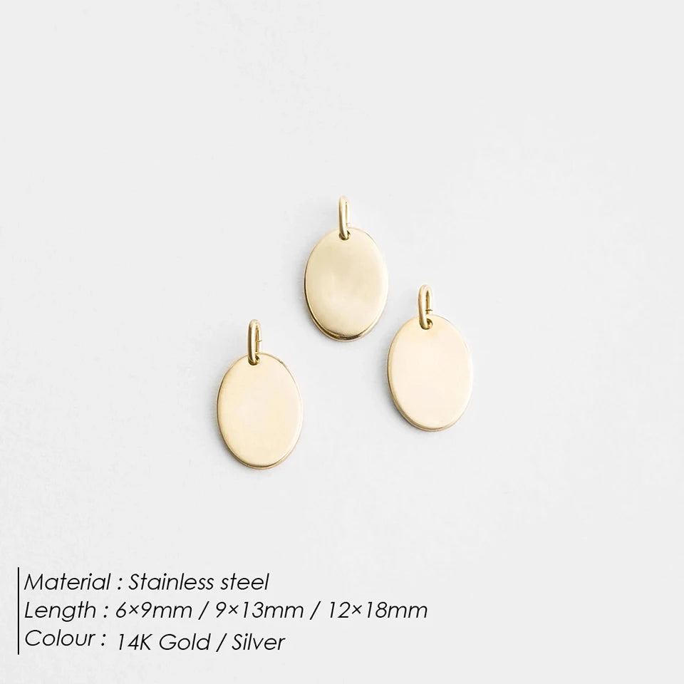 Oval Mirror Charm