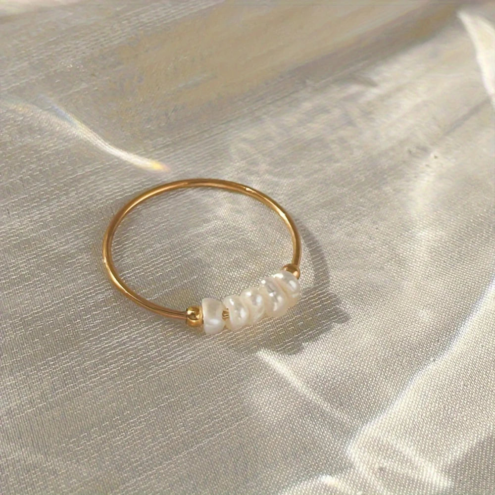 vegan Pearl Ring