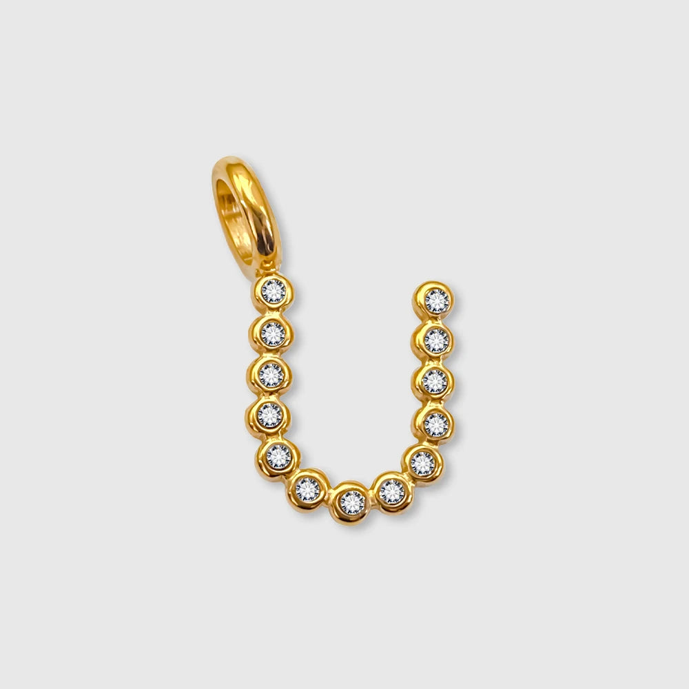 Letter Shinny Dots Charm