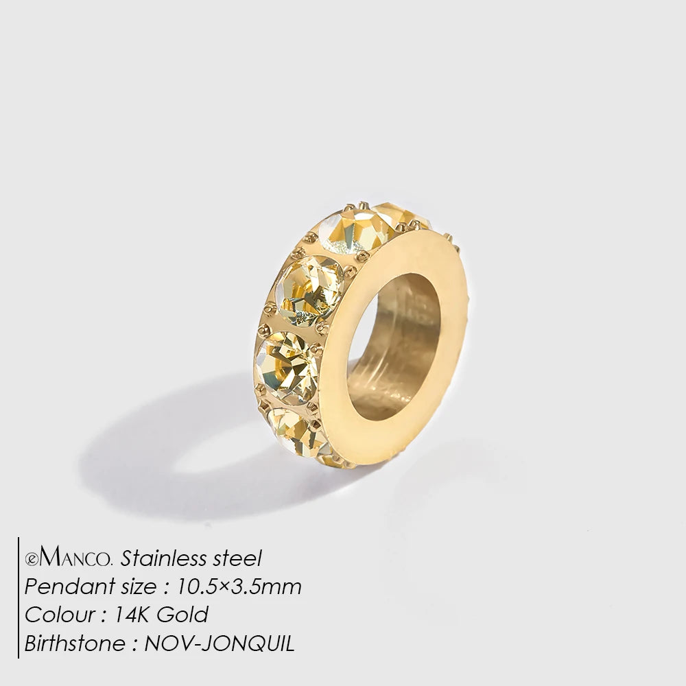 Round Pave Juli Charm