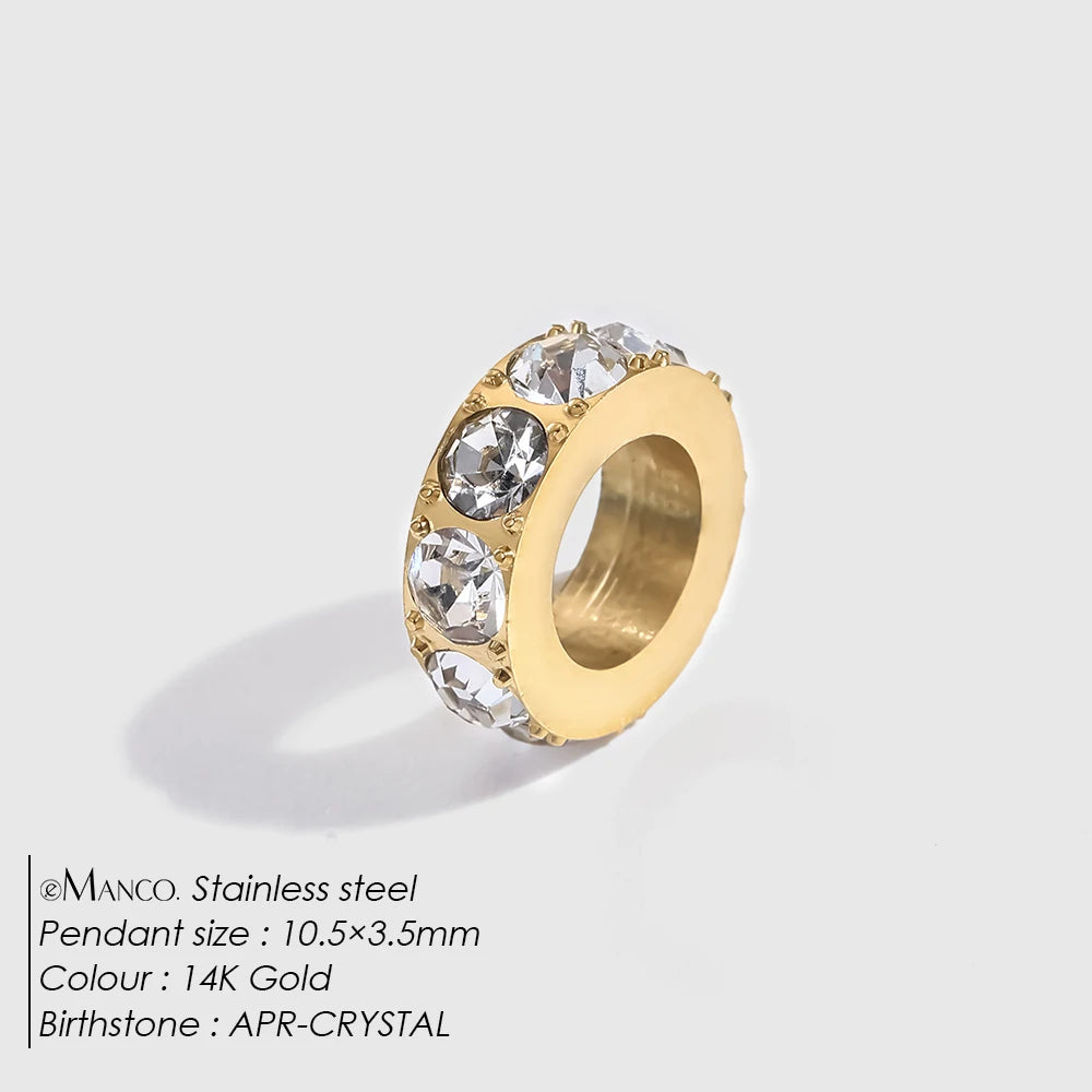 Round Pave Juli Charm