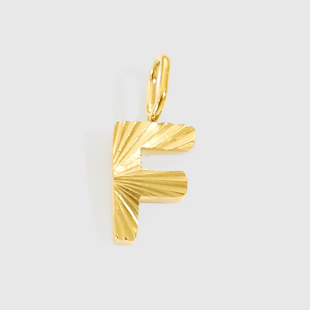sunbeam letter Charm
