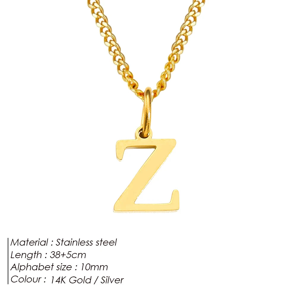 Letter Charm Kette