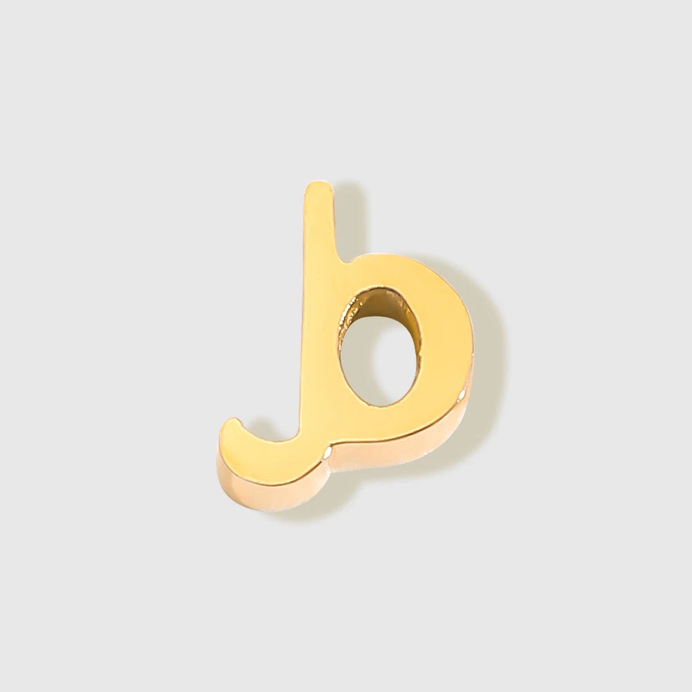 floating Lowercase letter Charm
