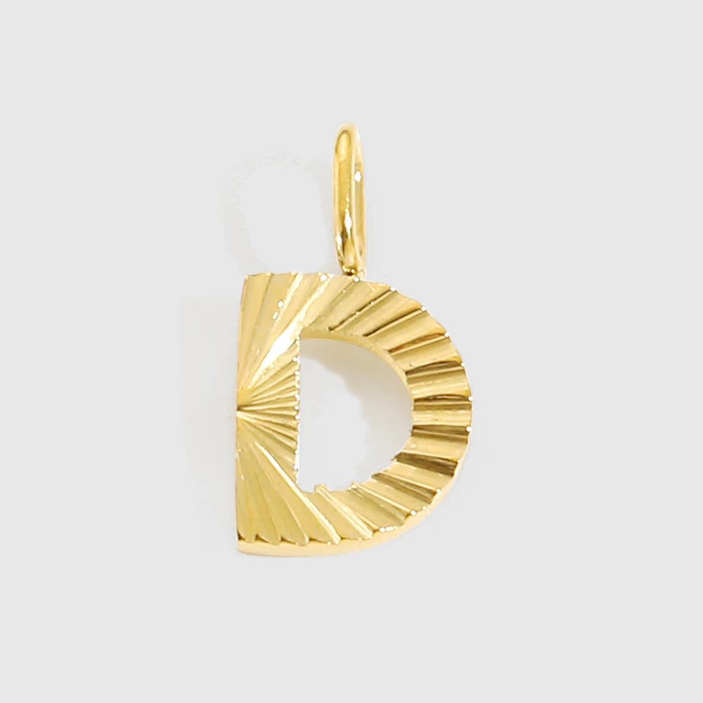 sunbeam letter Charm