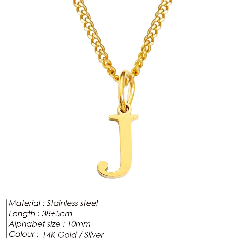 Letter Charm Kette