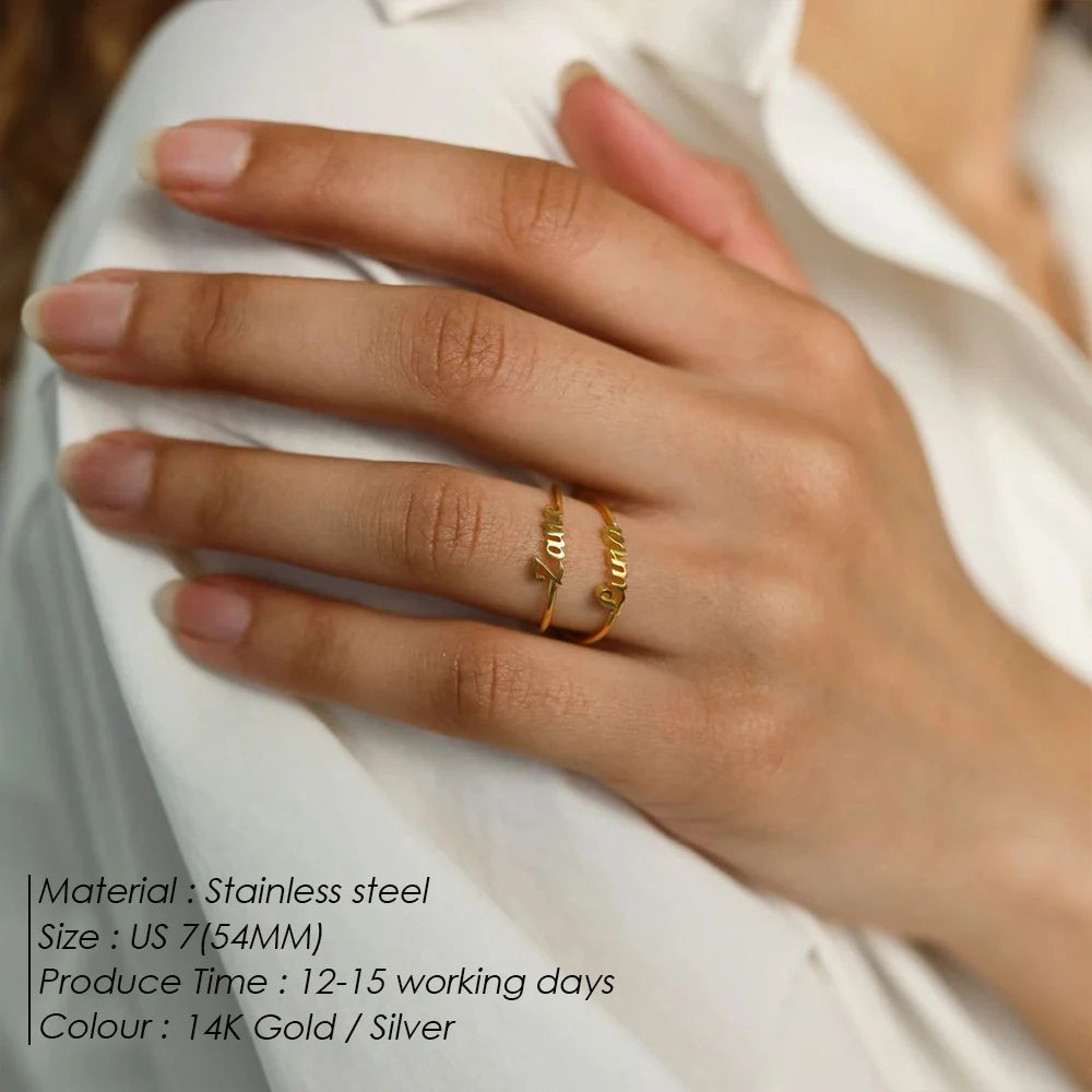 Custom Name Ring 1-3 Namen