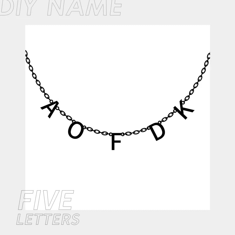 Custom Letter Necklace
