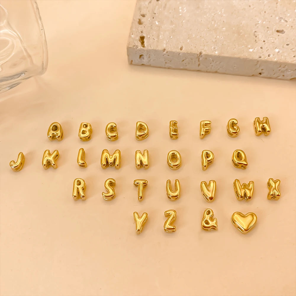 Bubble Floating Letter Charms