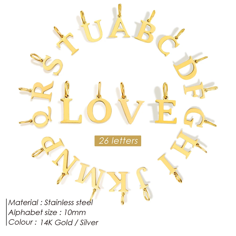 Typwritter Letter Charm