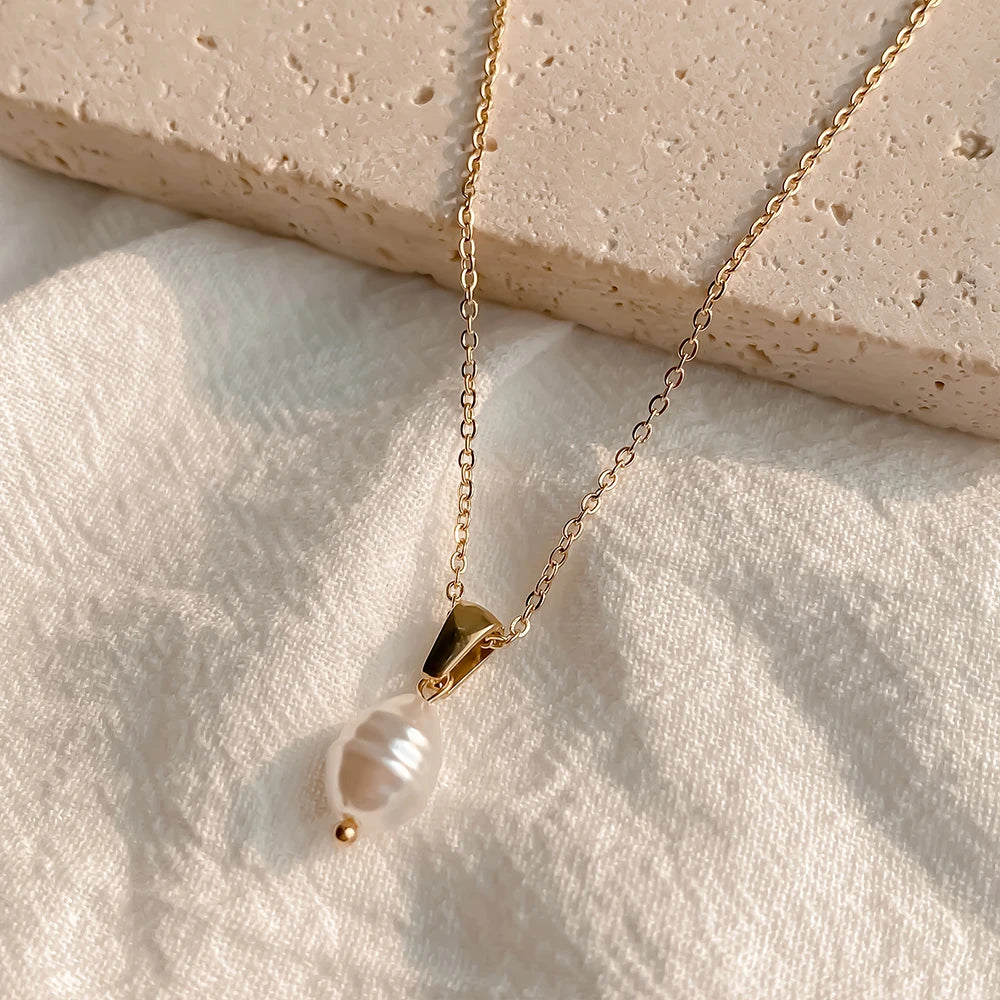 simple pearl Kette