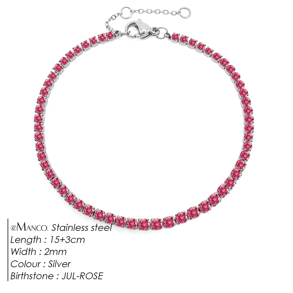 Birthstone Tennis Bracelet