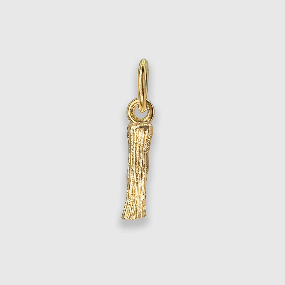 Bamboo Letter Charm