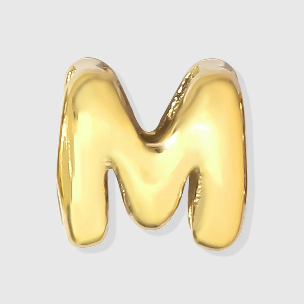 Bubble Letter Charm Kette