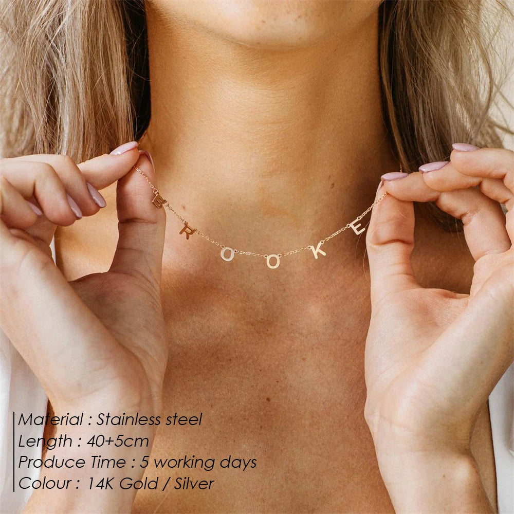 Custom Letter Necklace