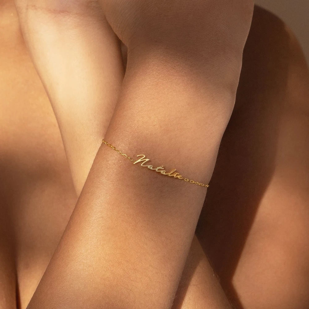 Customized Name Armband SN Schrift