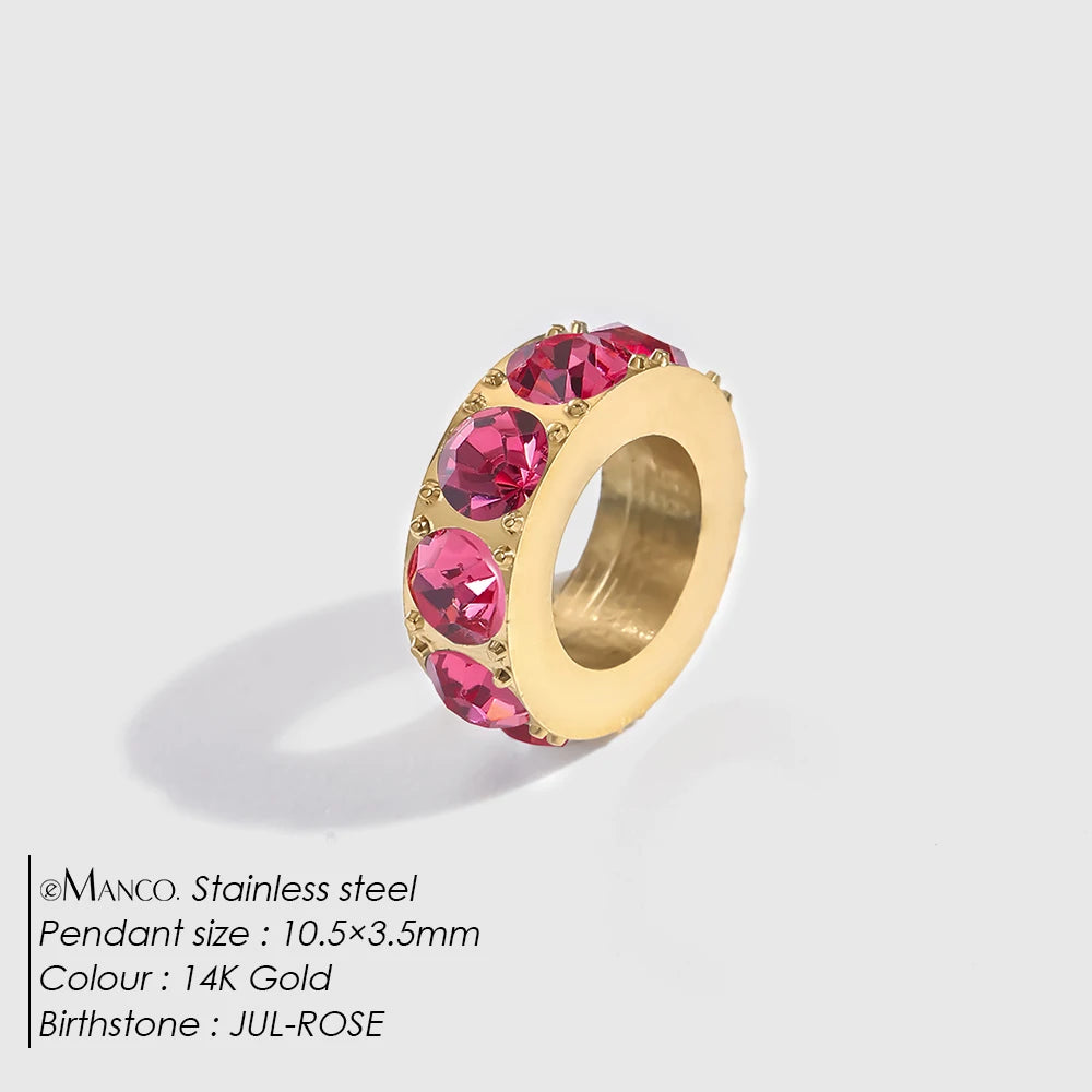 Round Pave Juli Charm