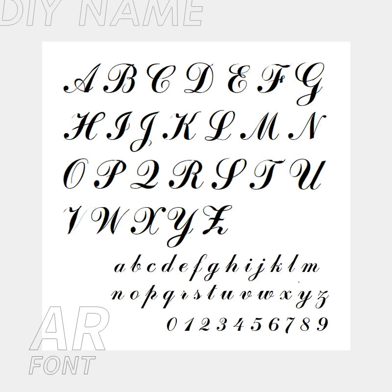 3 Herzen Name Kette