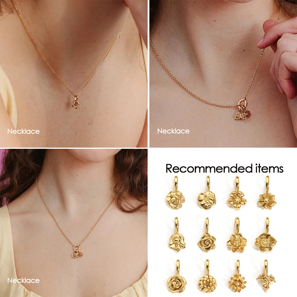 Geburtsblumen Charm