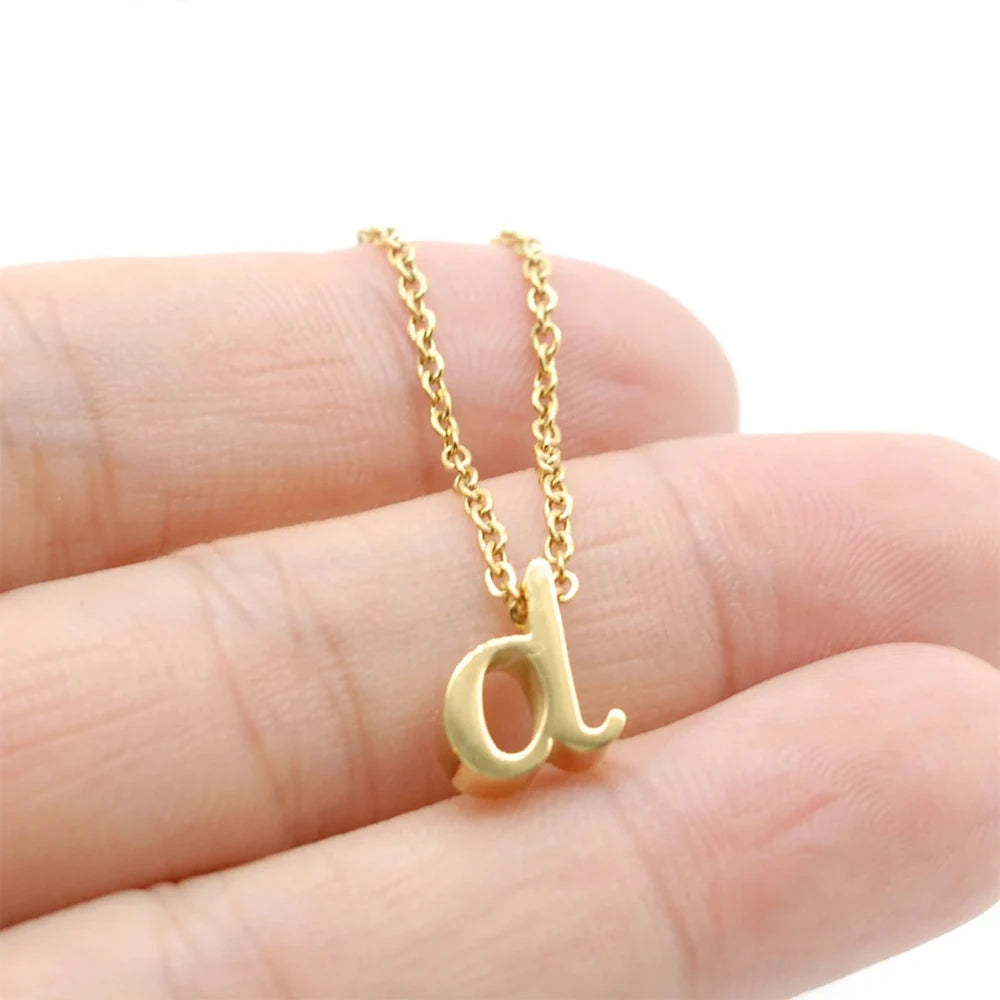 floating Lowercase letter Charm