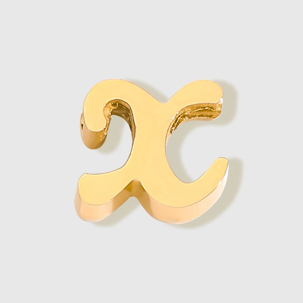 floating Lowercase letter Charm