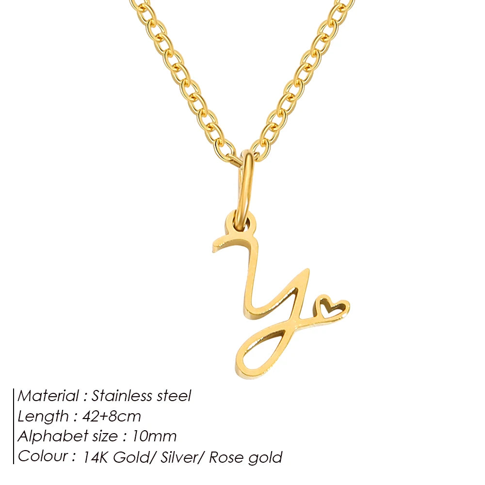 Charming Letter Charm Kette