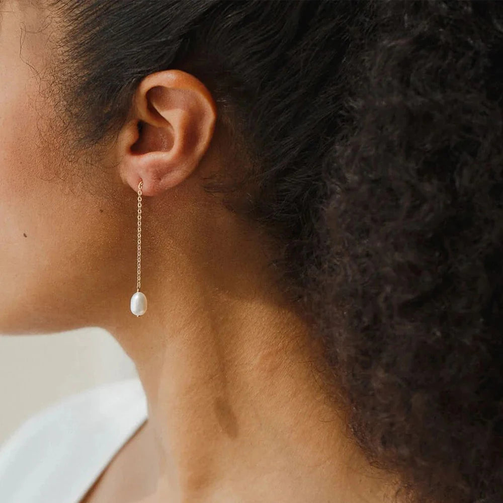 vegan Freshwater Pearl Ohrringe Auswahl