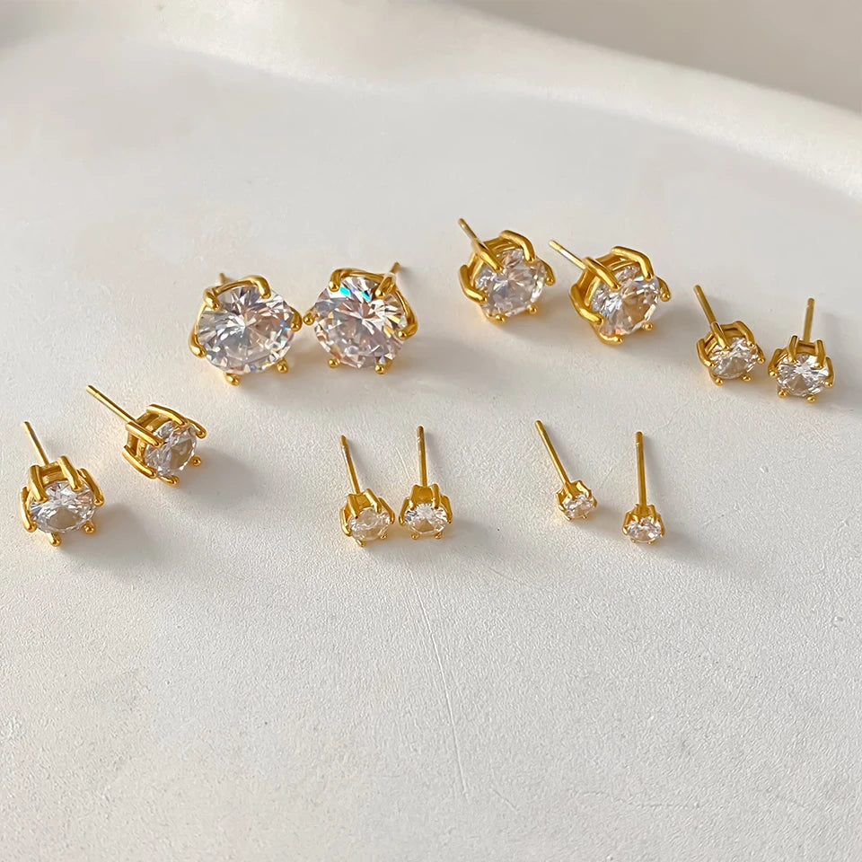 Eco Diamant Stud Ohrringe