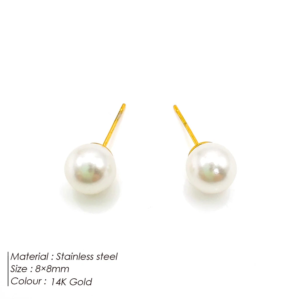 vegan Freshwater Pearl Ohrringe Auswahl