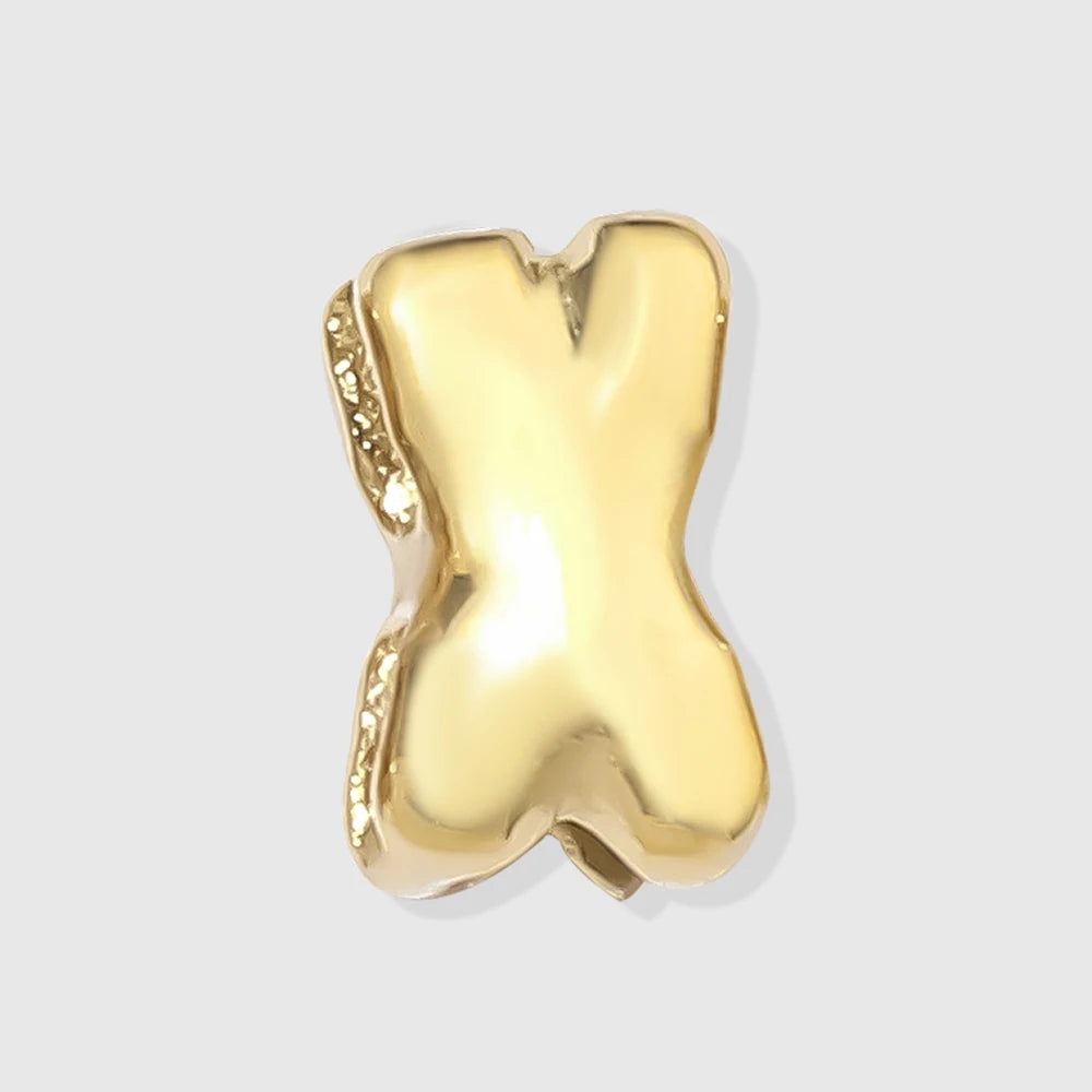 Bubble Letter Charm Kette