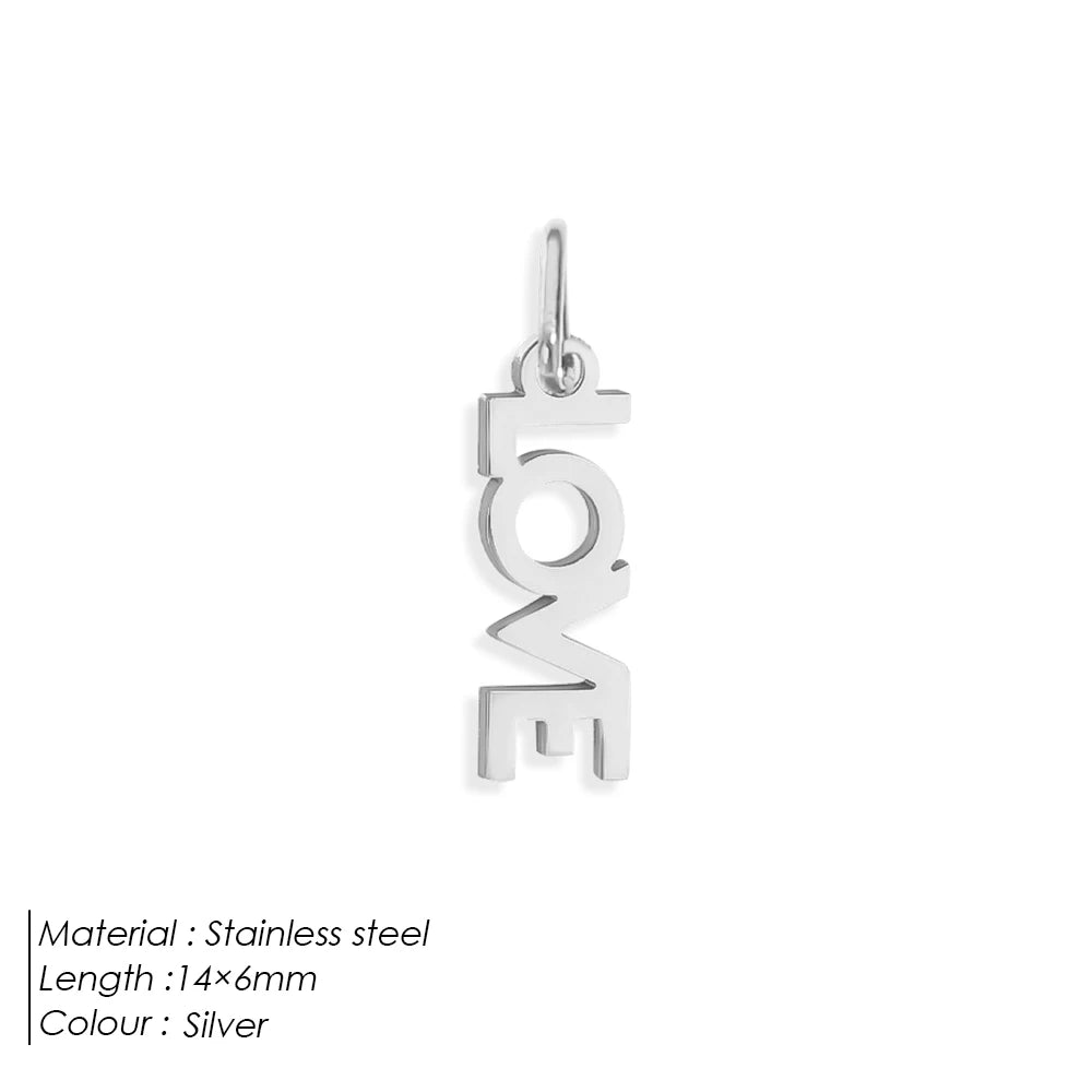 MAMA LOVE Letter Charm
