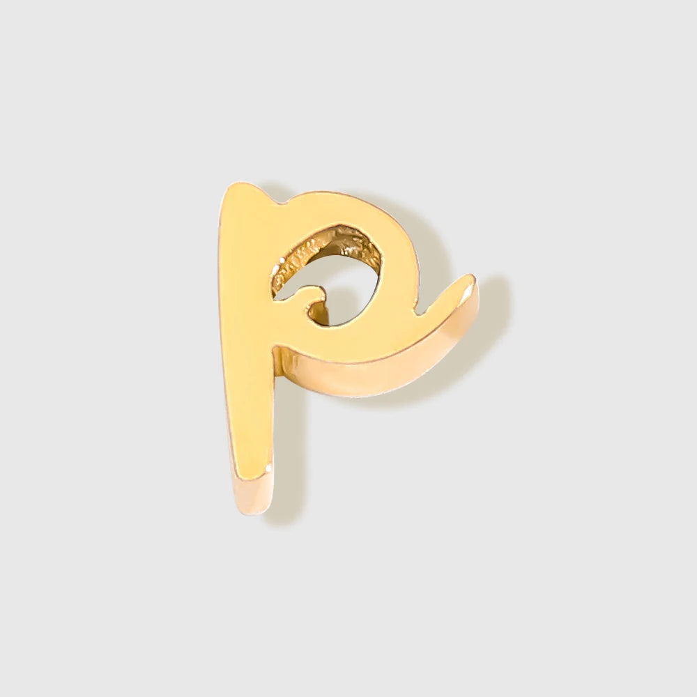 floating Lowercase letter Charm