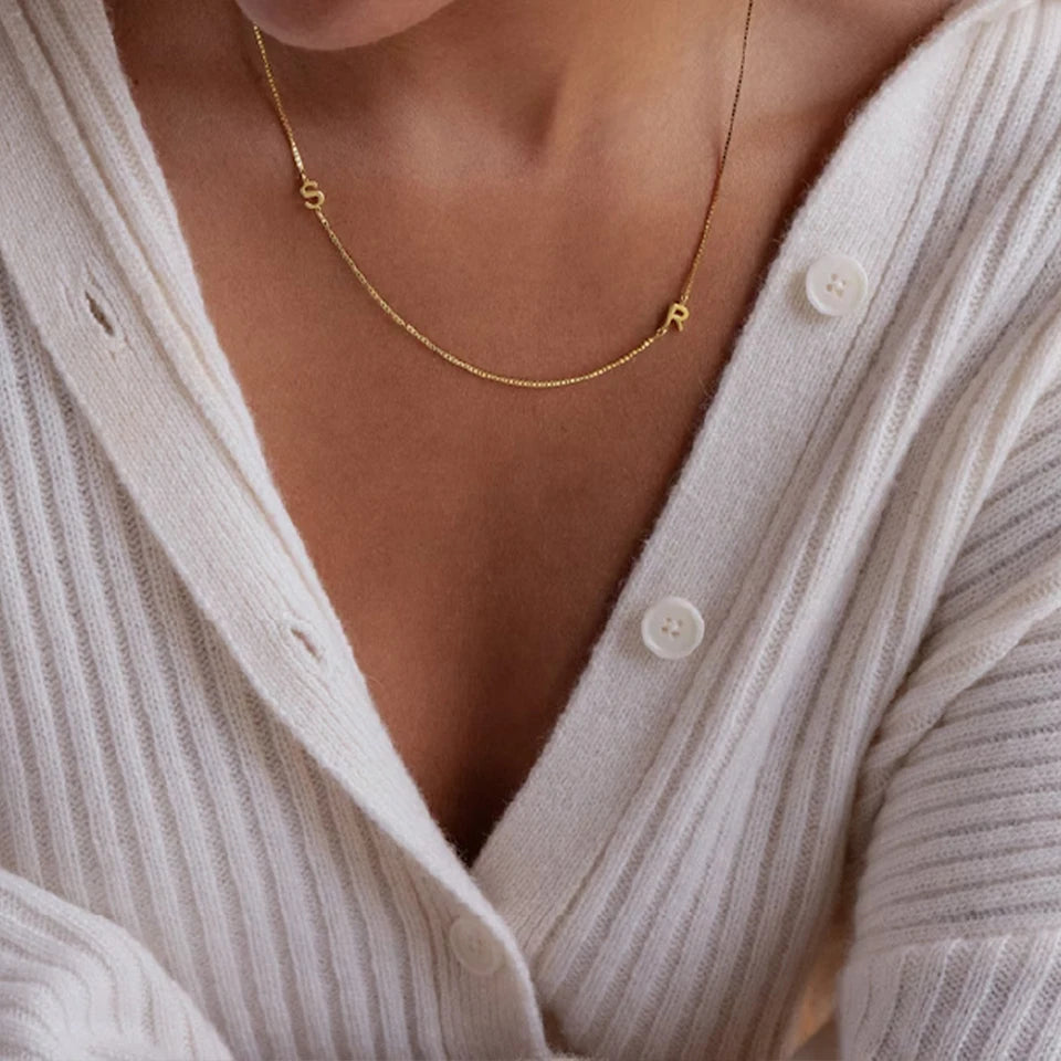 Side Letter Asymmetric Initial Kette