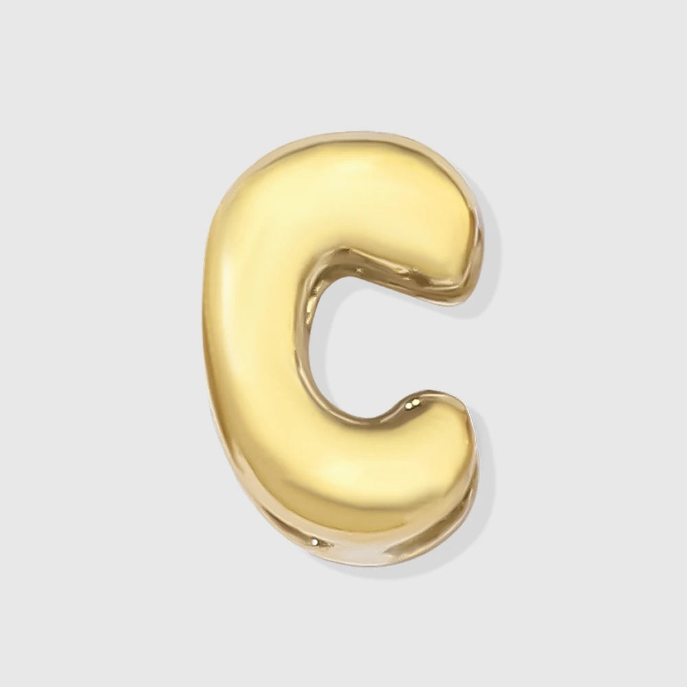 Bubble Letter Charm Kette