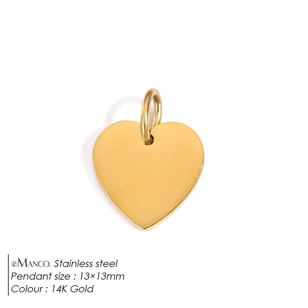 Heart Mirror Charm