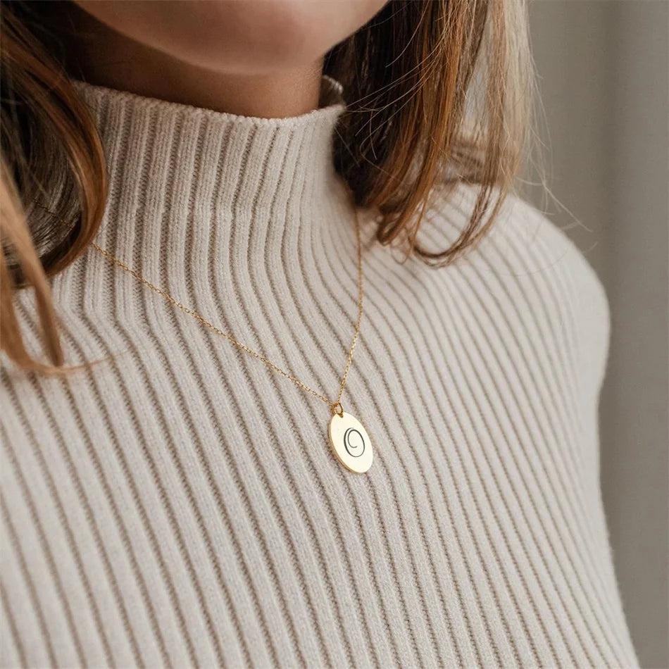oval Classic Coin Kette