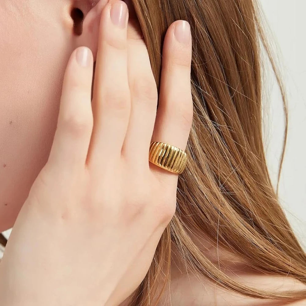 Cut Wide Ring