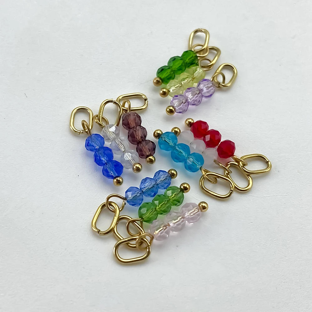 Crystal Birthstone Charm