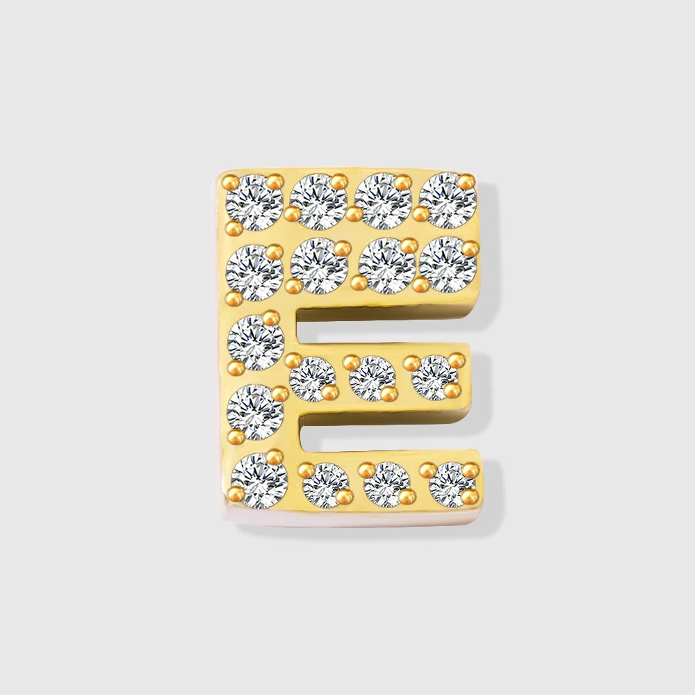 Shiny Floating Letter Charm