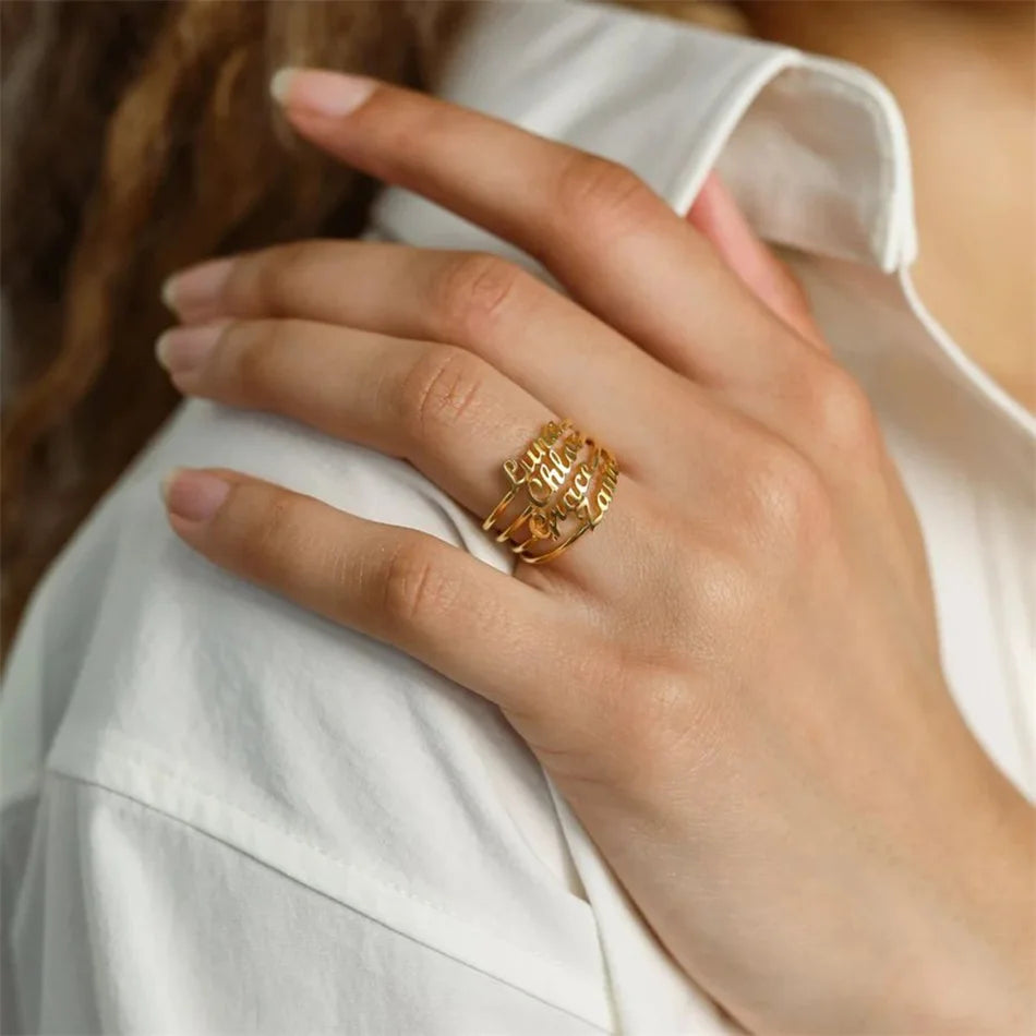 Custom Name Ring 1-3 Namen