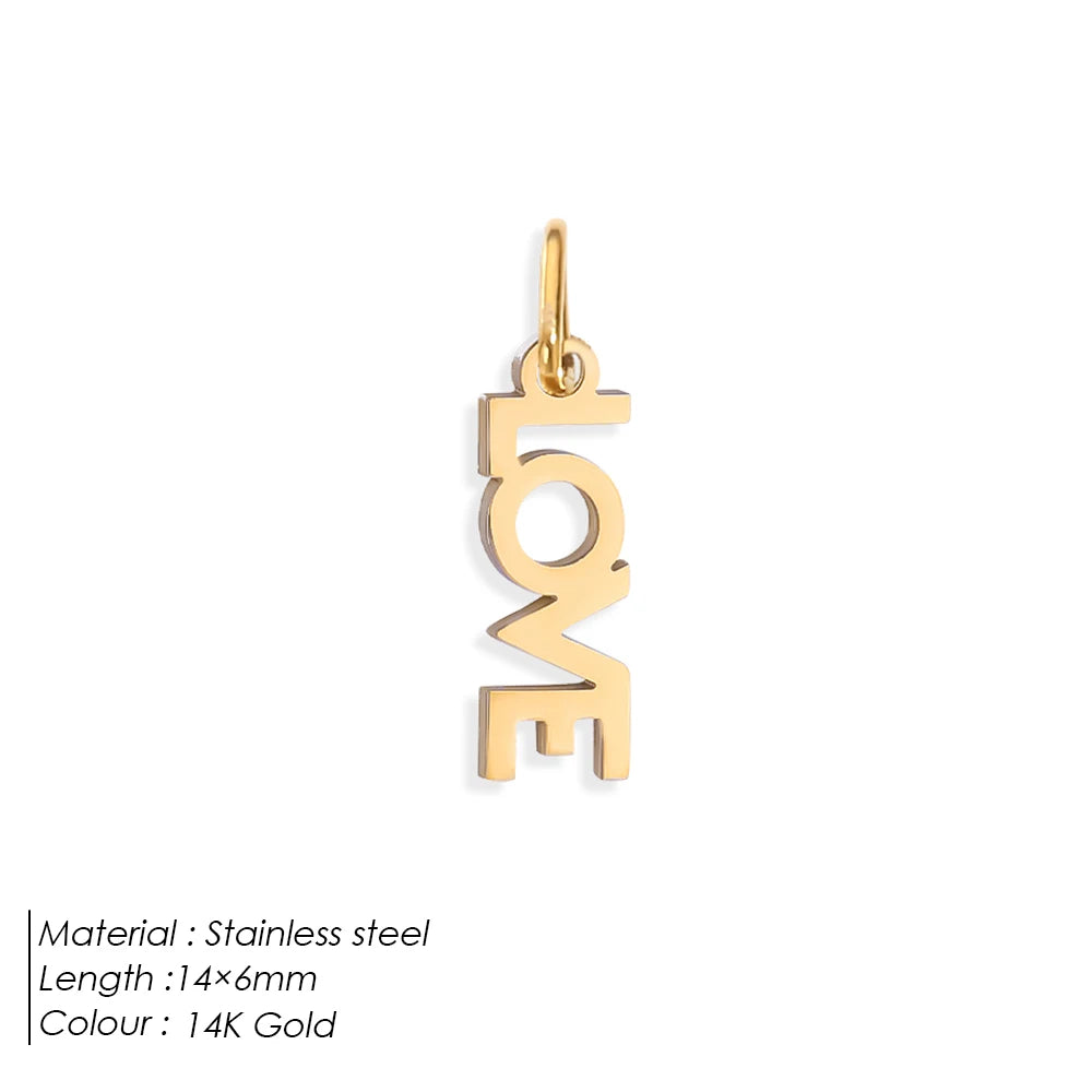 MAMA LOVE Letter Charm