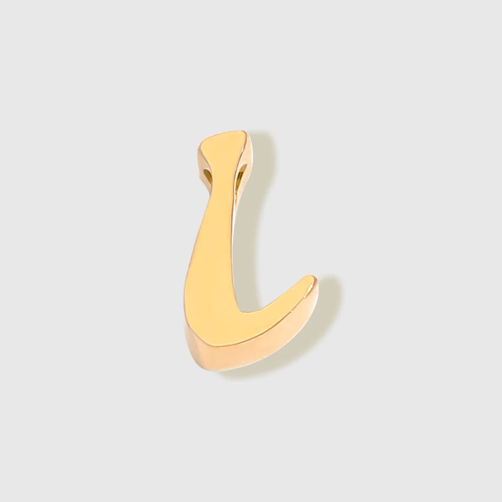 floating Lowercase letter Charm