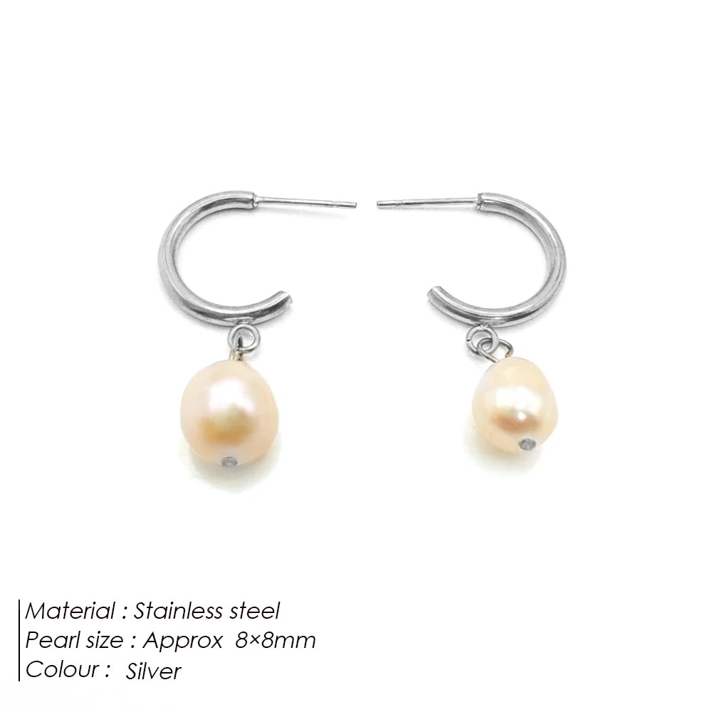 vegan Freshwater Pearl Ohrringe Auswahl